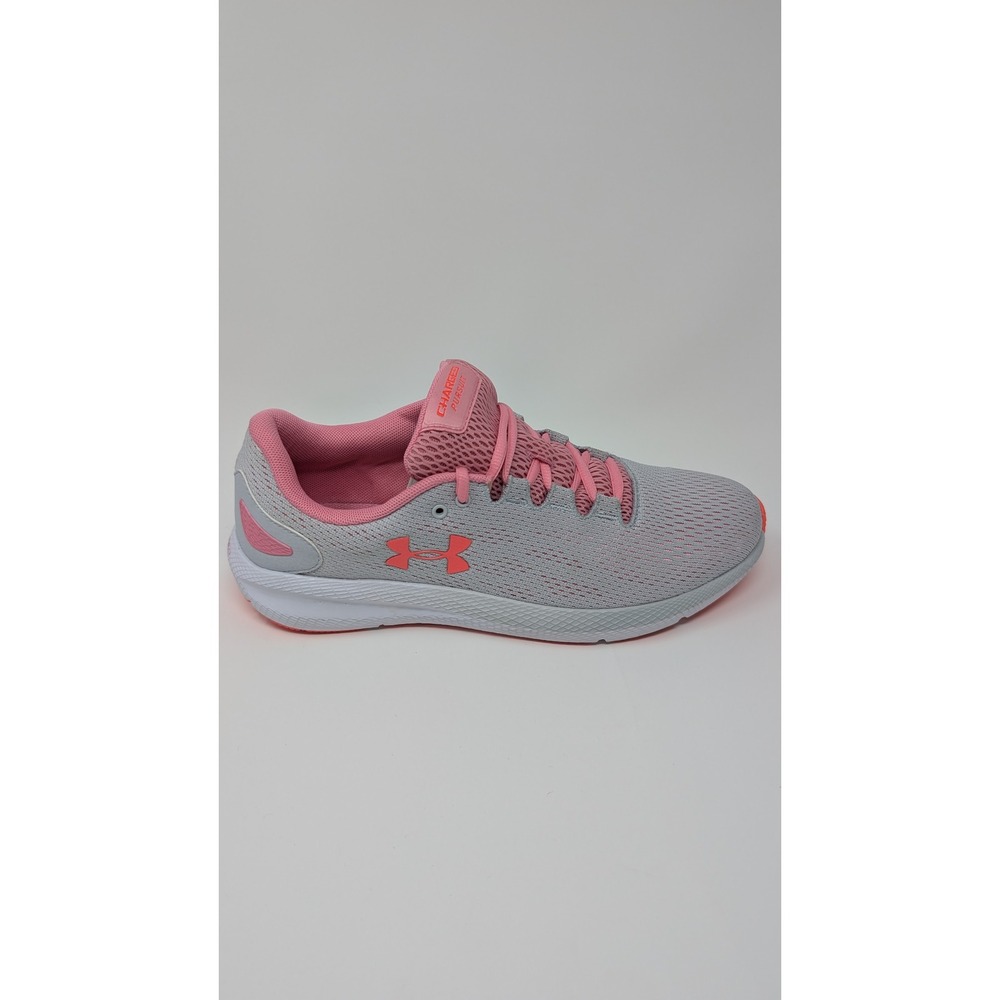 Under Armour Charged Pursuit 2 Women Gray Pink‎ Running Shoes Sneakers Size 10